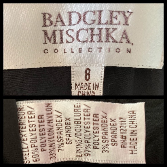 Badgley Mischka Collection Strapless Dress Size 8 - Picture 4 of 5